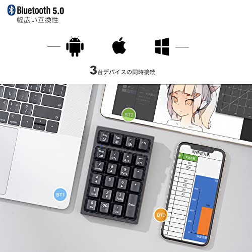 Bluetoothテンキー 3