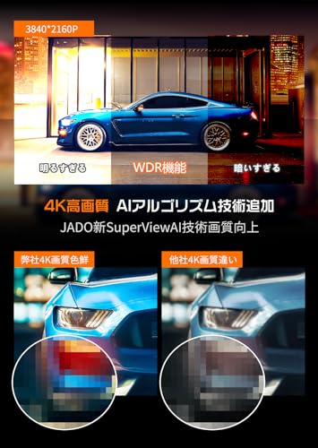 ドライブレコーダー ミラー型 3