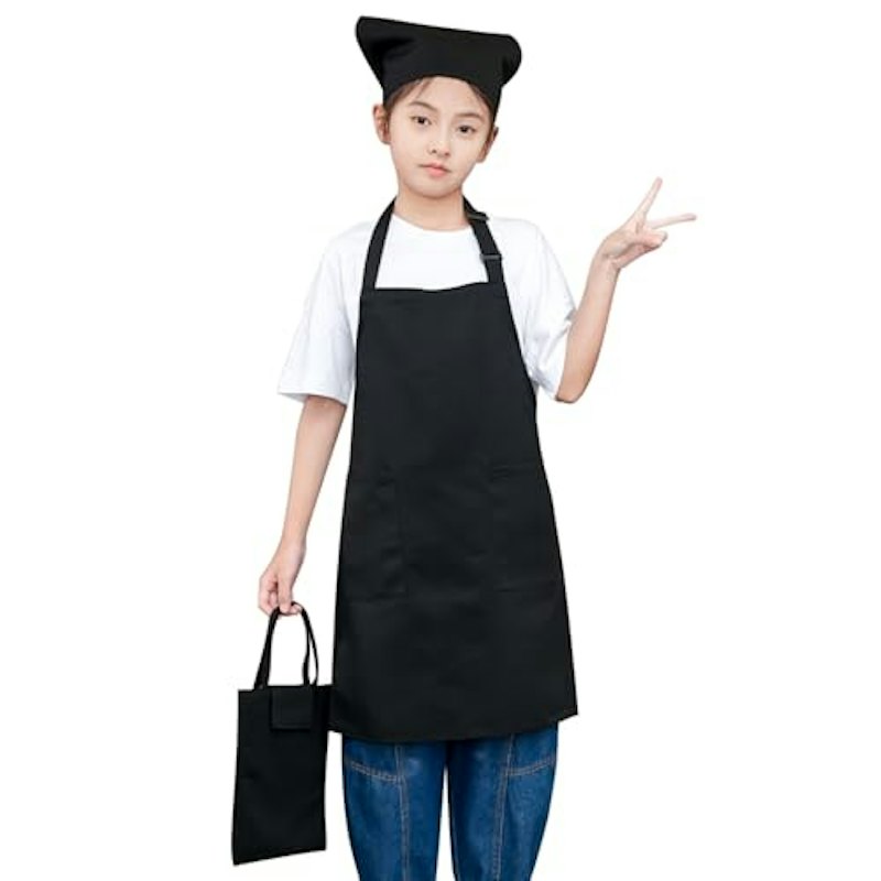 子ども用エプロン 三角巾 巾着バッグセット 1