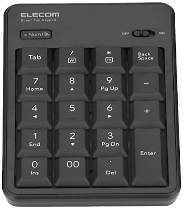 Bluetooth静音テンキーパッド 8