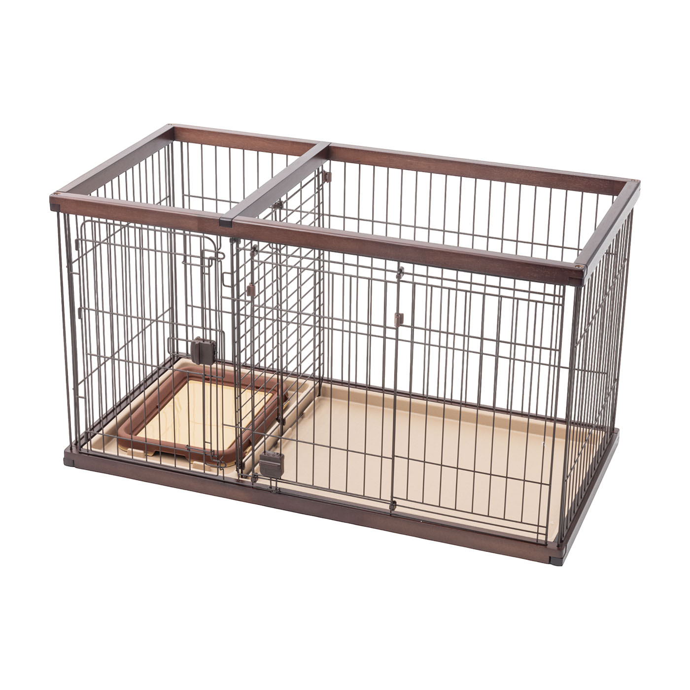 ペットサークル ペットケージ ペットフェンス ケージ 120cm 8面 サークル トレーニングサークル 犬用ケージ 中型犬用 大型犬用 屋内用 ペットサークル 折りたたみ 高さ80cm ドア付き 組立簡単 八