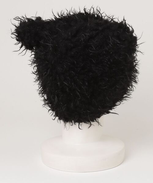 モヘア猫耳ニットCAP 3