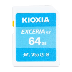 キオクシア KIOXIA EXCERIA G2 SDHC/SDXC UHS-I メモリカード KSDU-B064Gの口コミ・評判を元に検証してメリット・デメリットを徹底レビュー 1