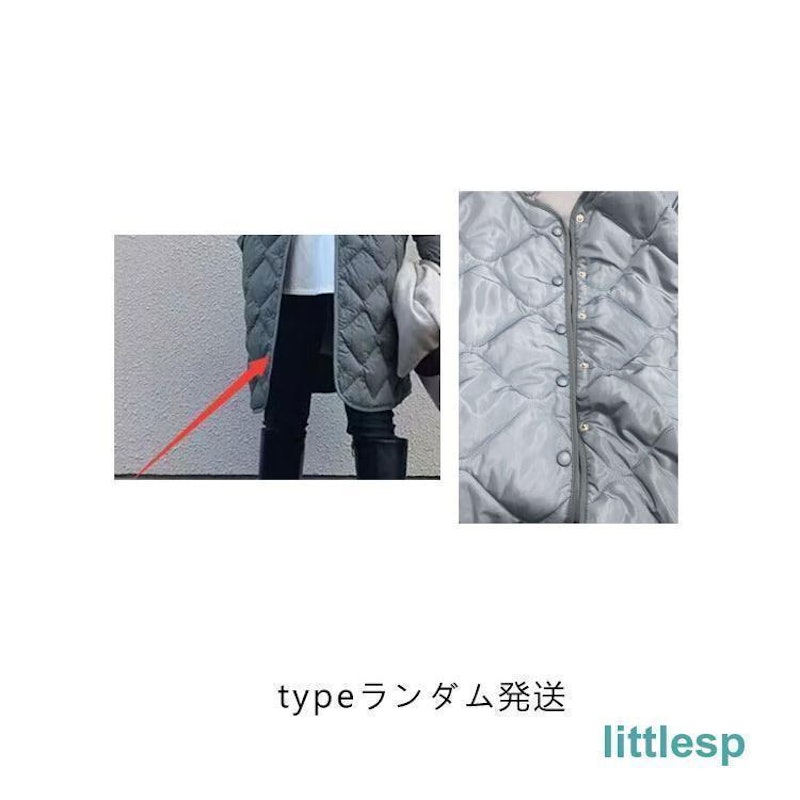 ノーカラーキルティングコート 7