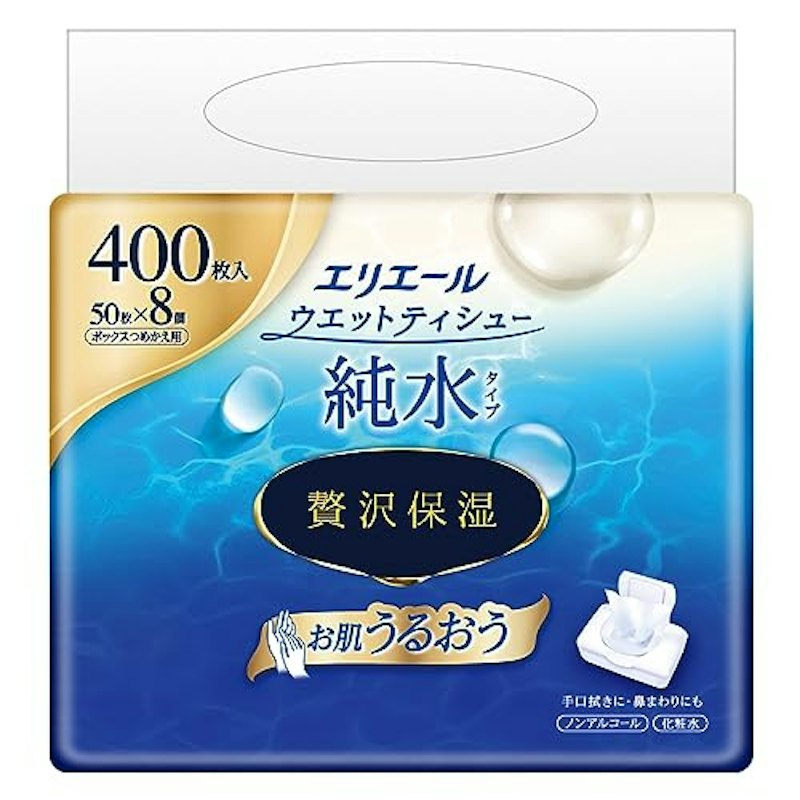 ウエットティシュー 純水タイプ 贅沢保湿ボックス 1