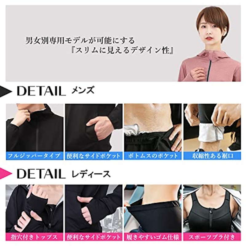 サウナスーツ 3点セット 4