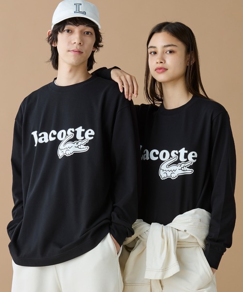鹿の子オーバーサイズプリント ロングスリーブTシャツ 1