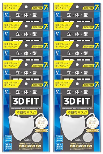 立体型 3D FIT 不織布マスク 1