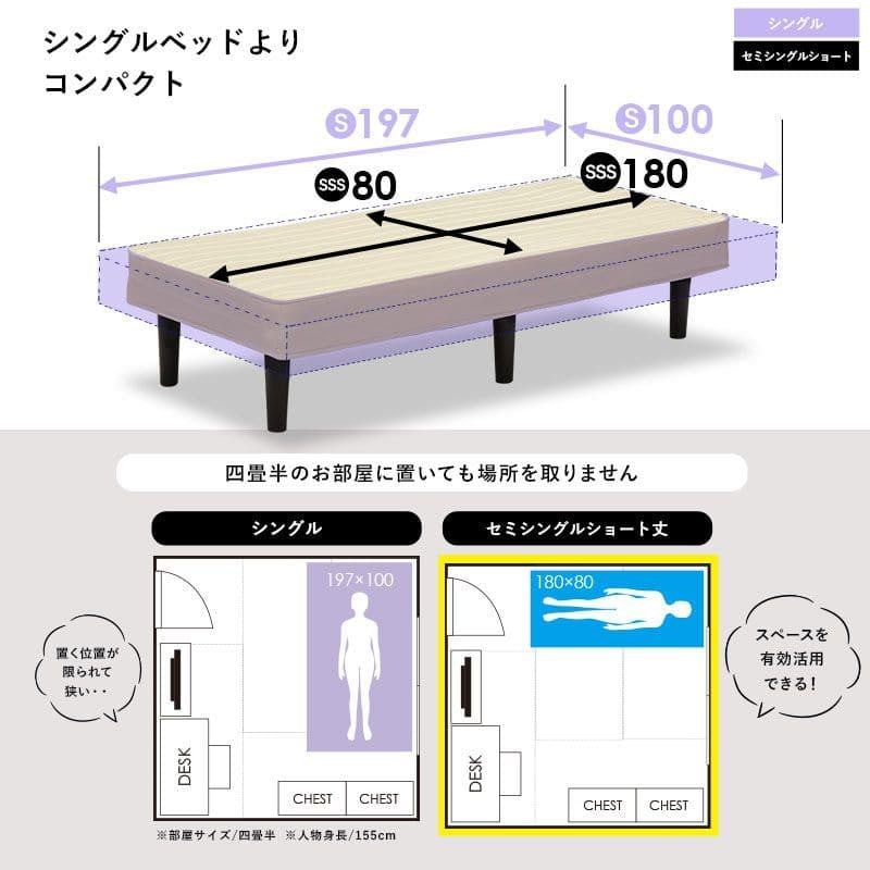 脚付きボンネルコイルマットレス 2