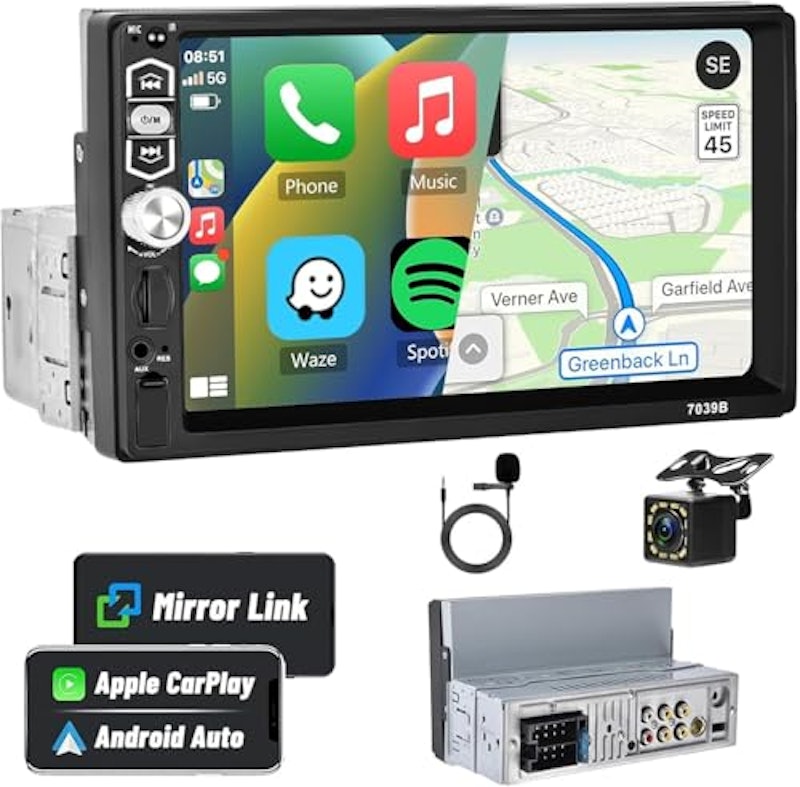 1 Din 7インチ カーオーディオ 1