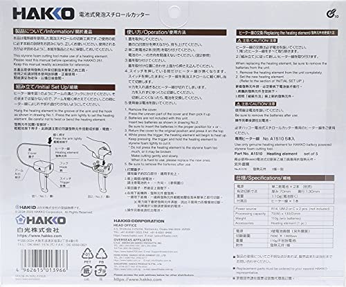 電池式スチロールカッター  3