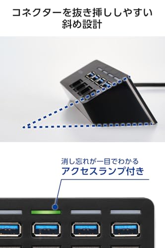 USB Type-C(TM) 4ポートUSB 5Gbpsハブ 4