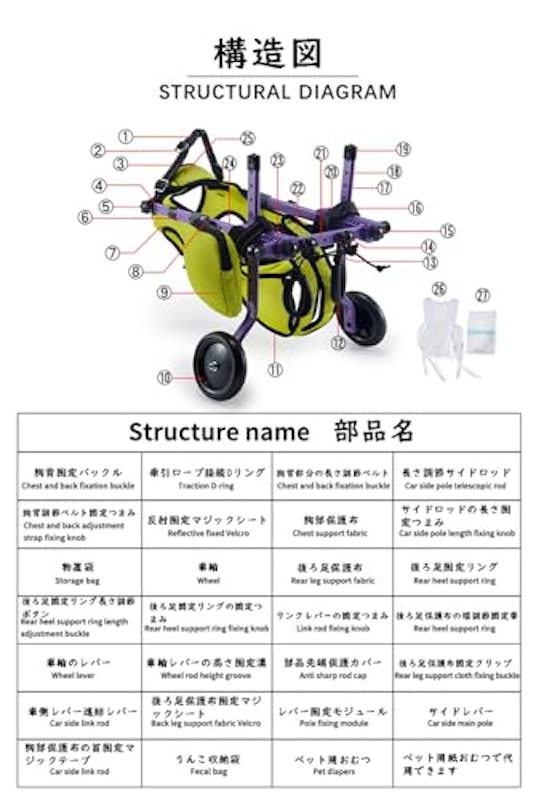 ペット用車椅子 3
