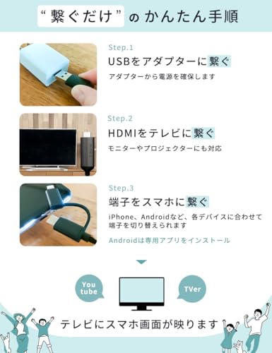 スマホ テレビ 接続ケーブル 7