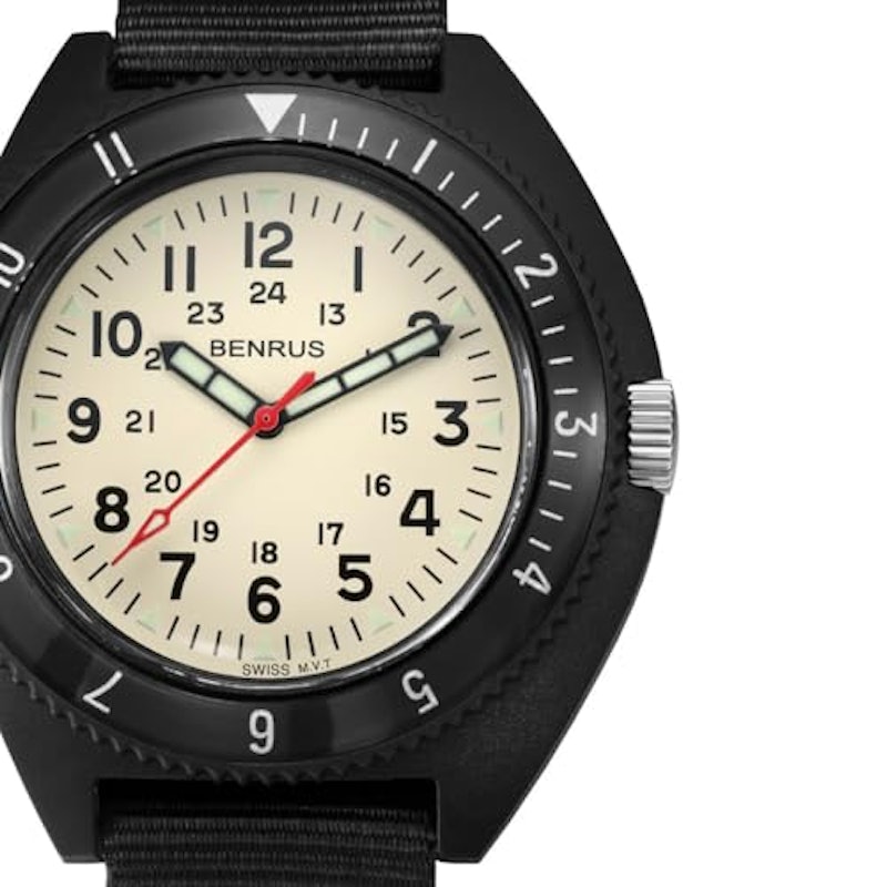 BENRUS TYPE3-BK-IVORY 2