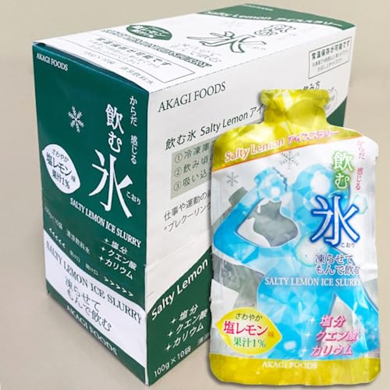 飲む氷 Salty Lemon アイススラリー 3