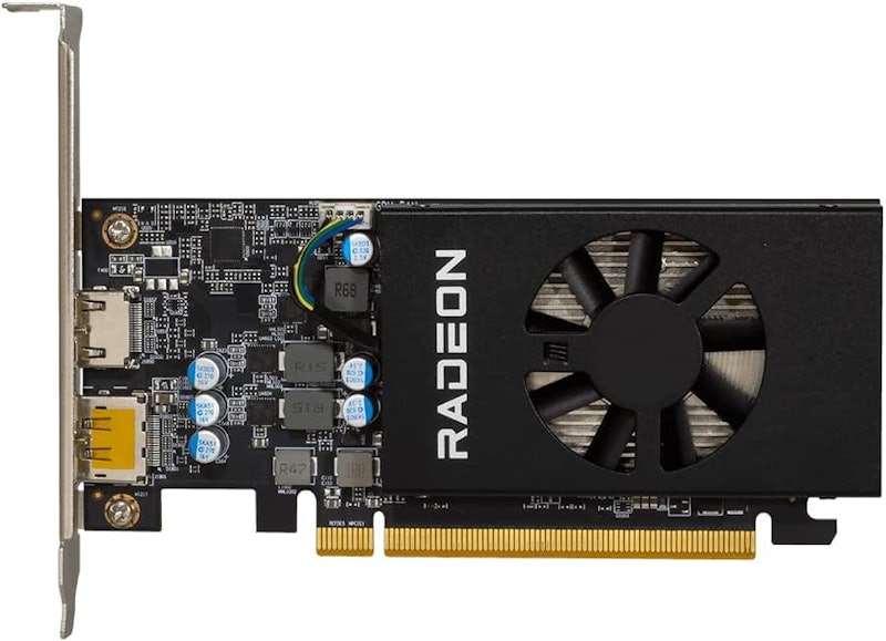 Radeon RX 6400 搭載 ロープロファイル対応 グラフィックボード 2