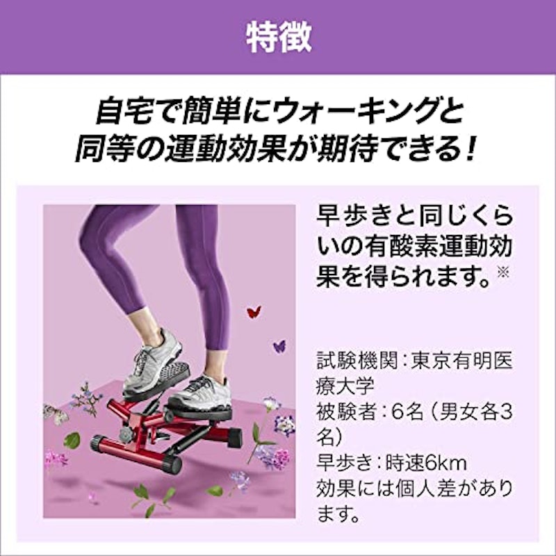 健康ステッパー ナイスデイ+専用ハンドル+サポートマットセット 4