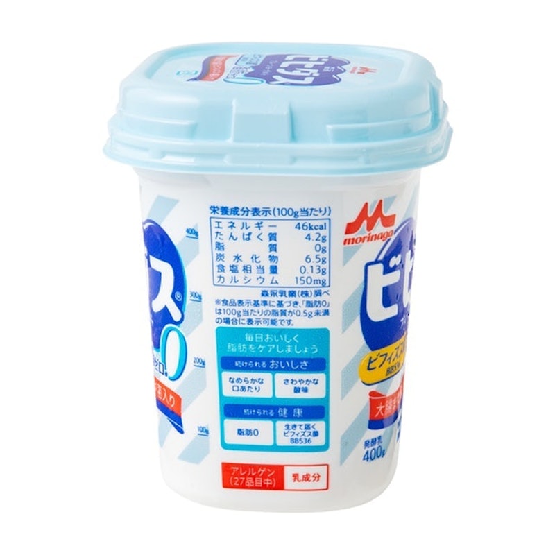 ビヒダスBB536 プレーンヨーグルト 脂肪0 400g×6個 3