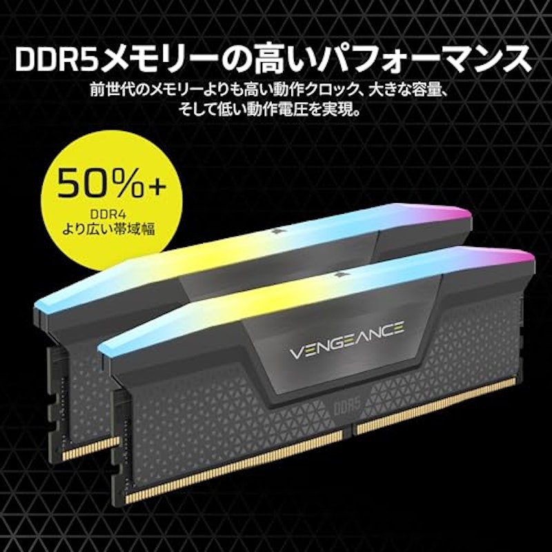 VENGEANCE DDR5 メモリ 3