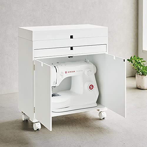 スタイリッシュ ミシン収納ワゴン 5