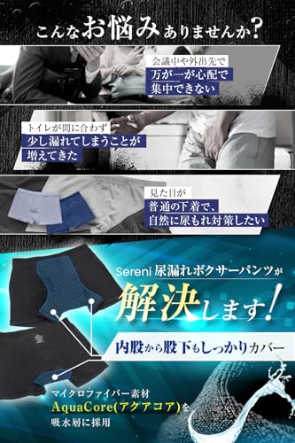 中容量 60ml対応　前開き 尿漏れパンツ  3
