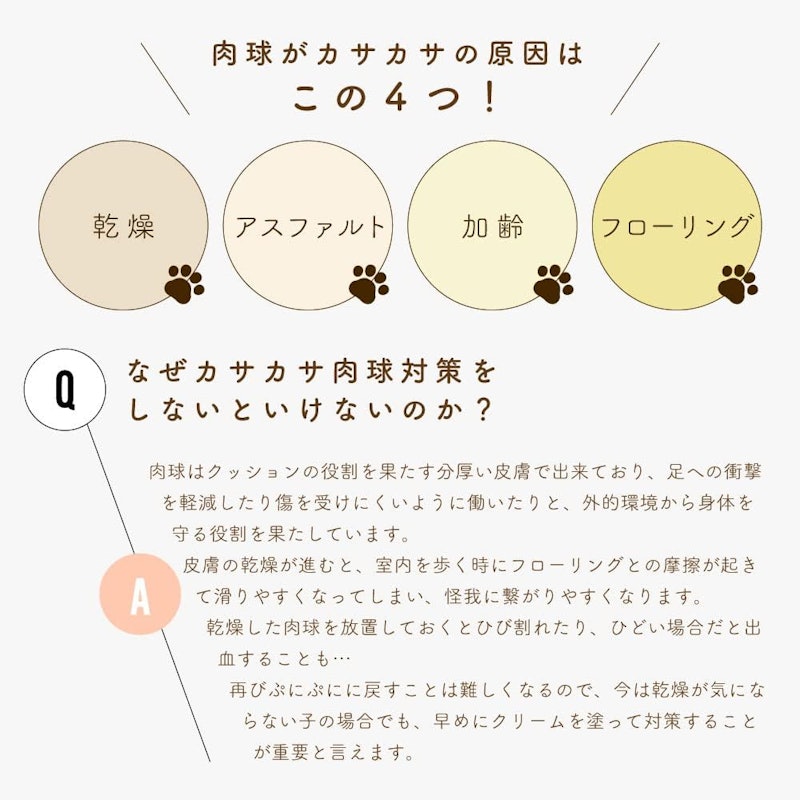 アルガン 肉球クリーム 4