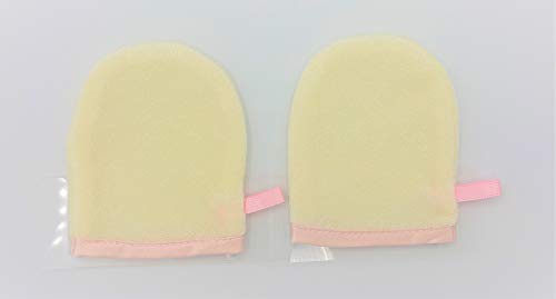 シルクミトンパフ洗顔用 2個入 2