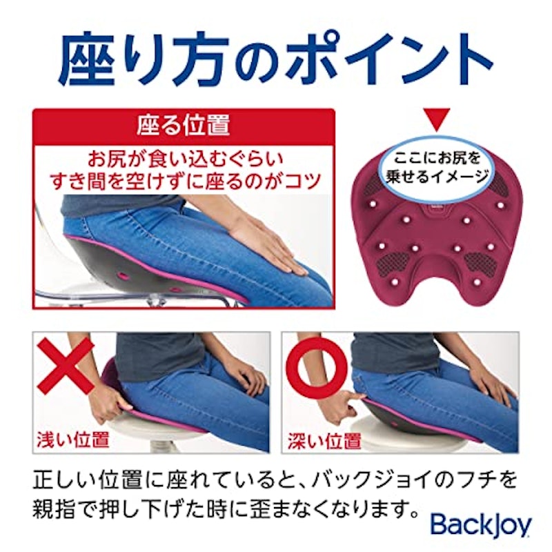 BackJoy 骨盤サポートシート 7