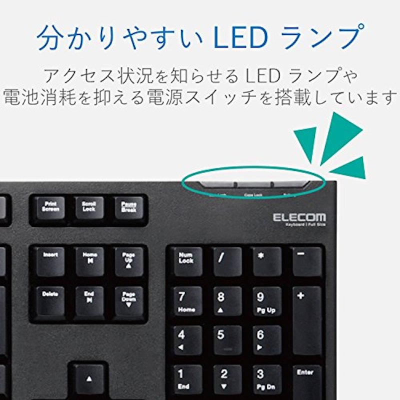 ワイヤレスフルキーボード&マウス 3