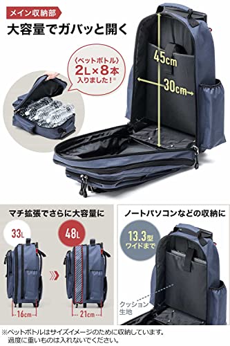 2WAYキャリー&リュック 2