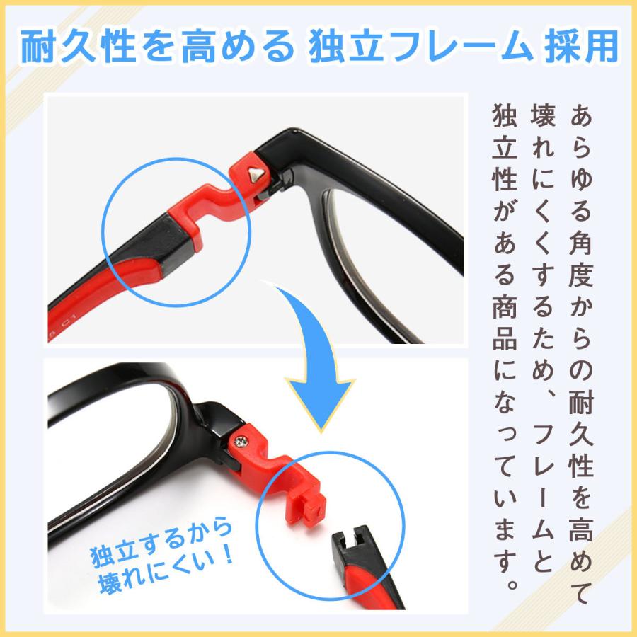 キッズ用ブルーライトカットメガネ 2