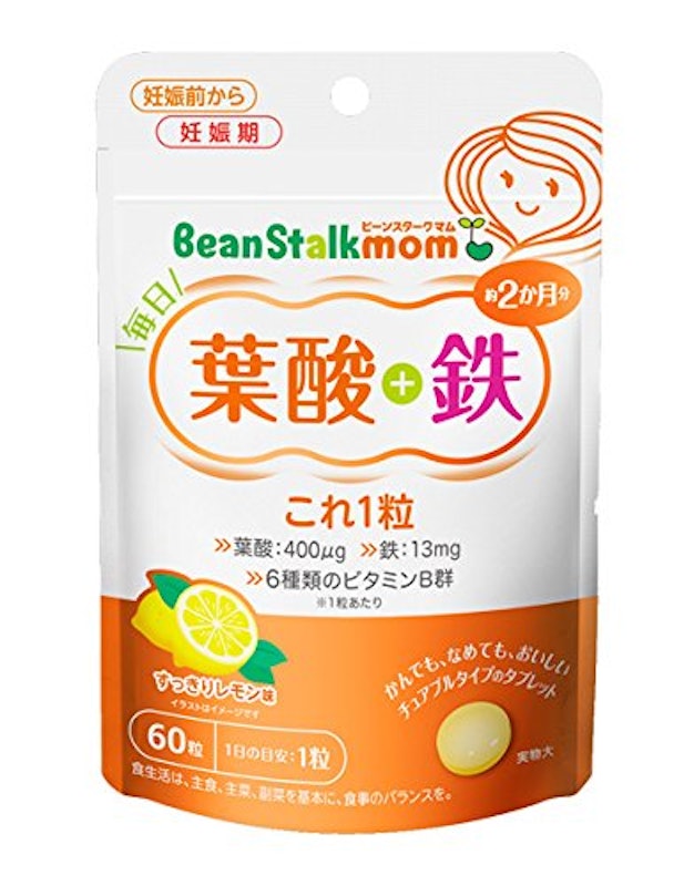 ビーンスタークマム 毎日葉酸+鉄 これ1粒 1