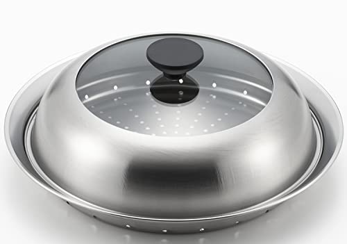 見える！蒸し器 ガラス蓋付き 2