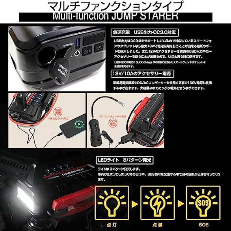 マルチファンクションジャンプスターター ITO-5600 6