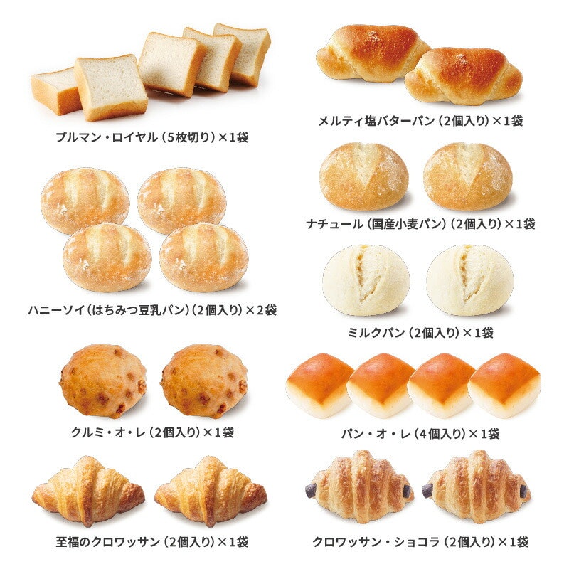 焼きたてパンセット 13