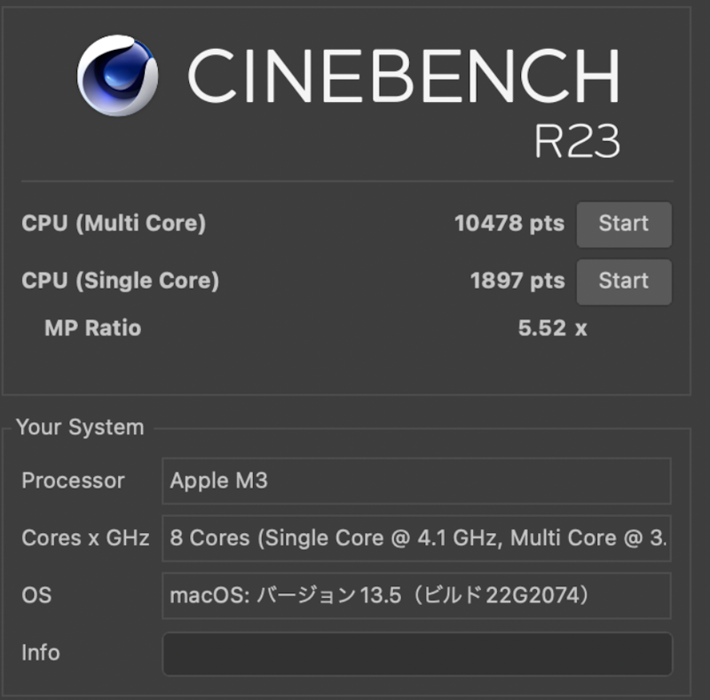 14インチMacBook Pro (M3) 10