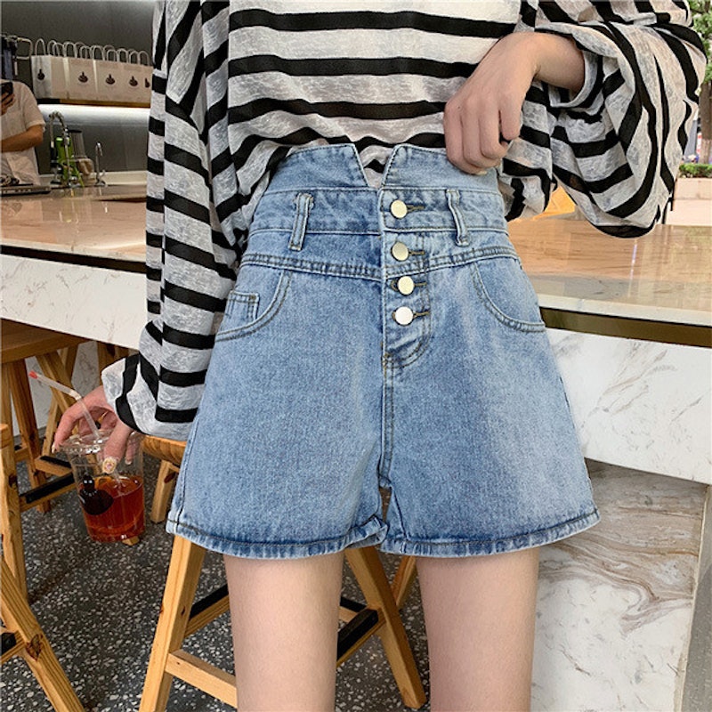 ハイウエストショートパンツ