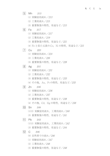 無機化学 8