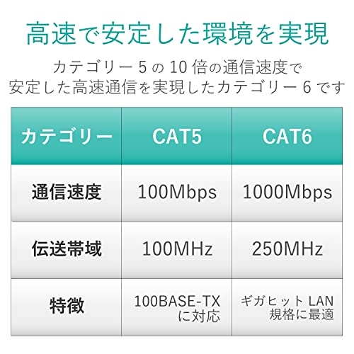 Cat6 LANケーブル 3