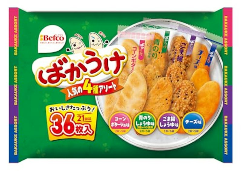 ばかうけアソート 36枚 1