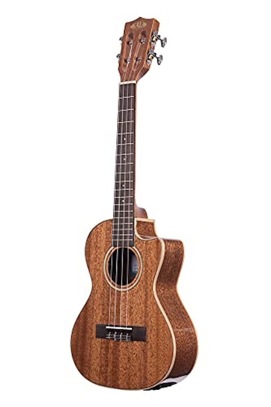 GLOSS SOLID MAHOGANY TENOR UKULELE CUTAWAY 3