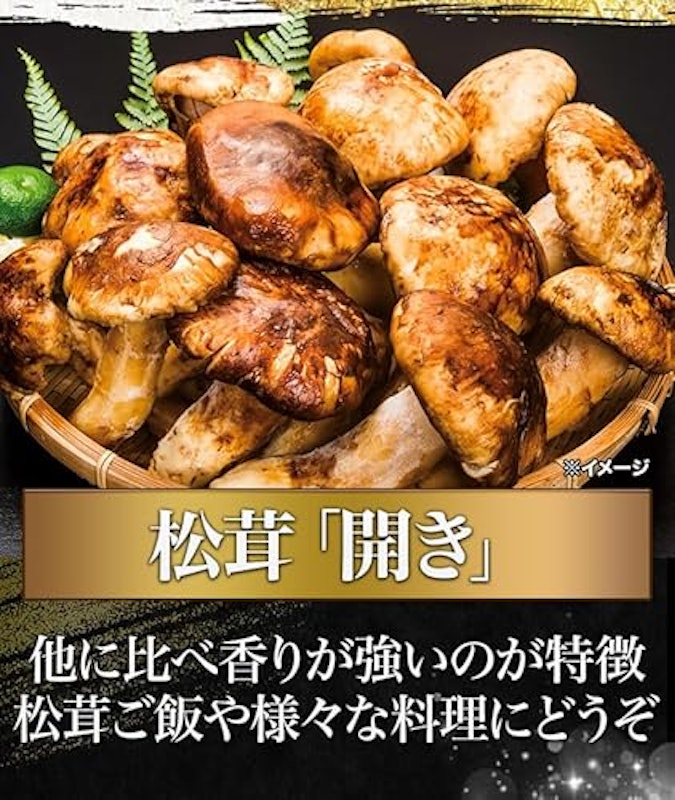天然高級 松茸開き 4