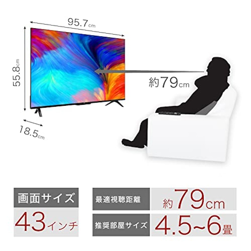 4K液晶 チューナーレステレビ 2