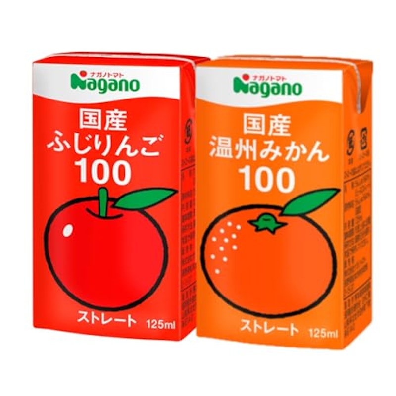 国産ふじりんご100&国産温州みかん100 1