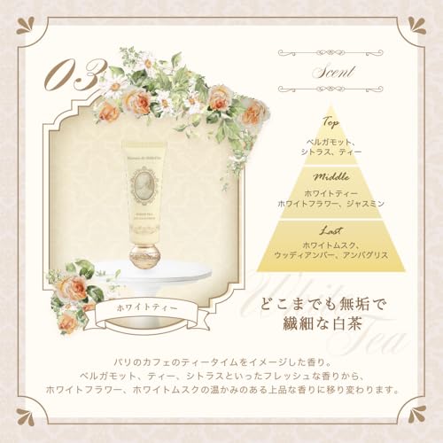 エアリーハンドクリーム ホワイトティー 3