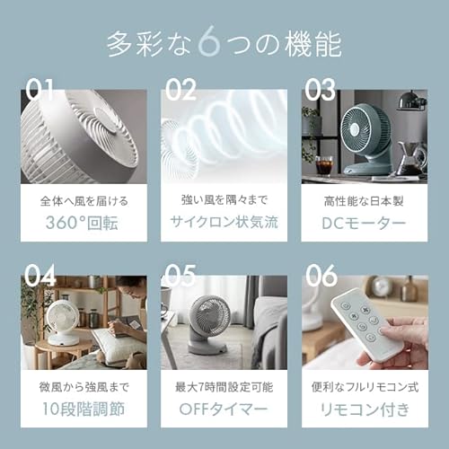 360°首振りサーキュレーター 2