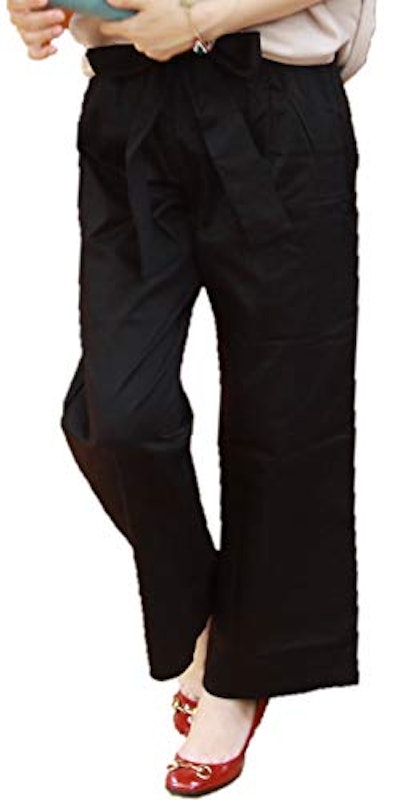 リボン・ワイドチノパンツ 1