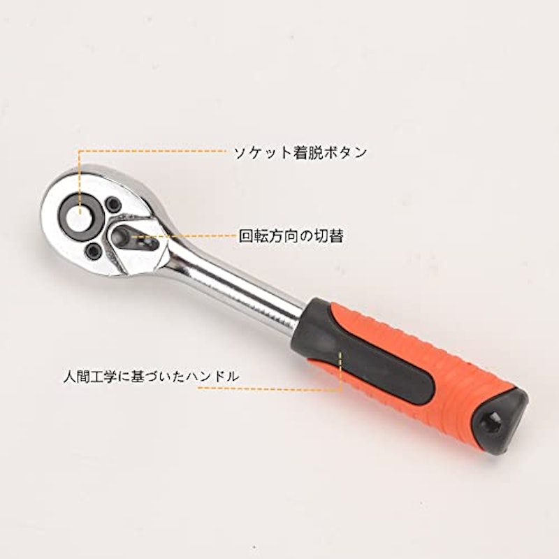 ソケットレンチセット 15pc 2