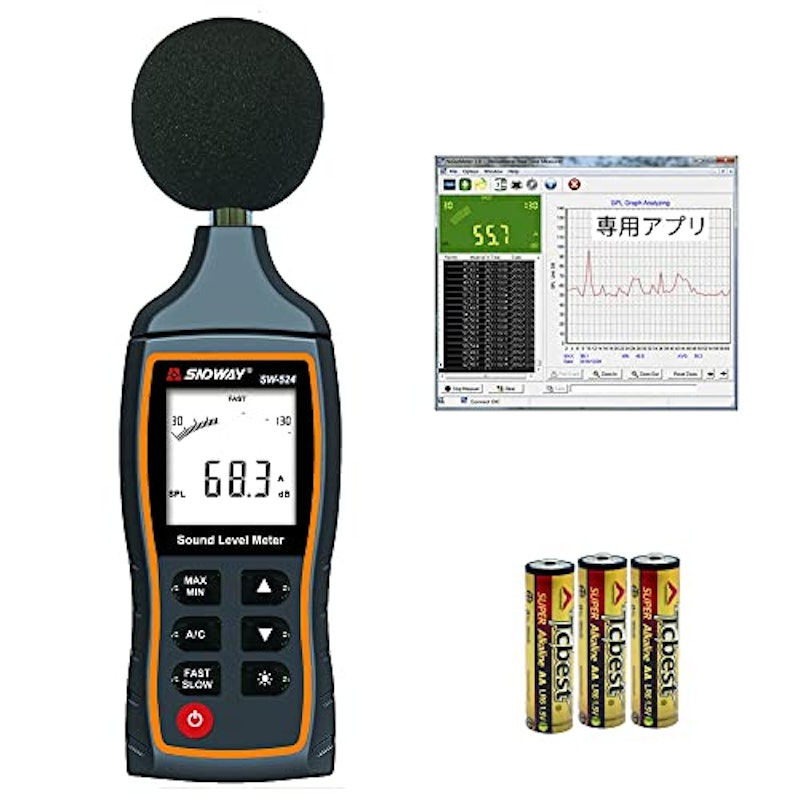 デジタル騒音計 1